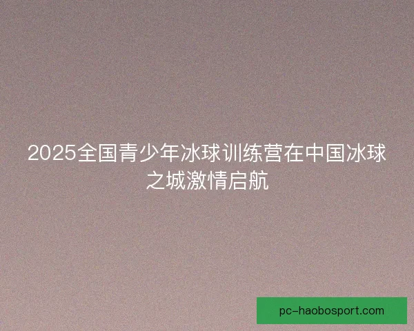 2025全国青少年冰球训练营在中国冰球之城激情启航 2025全国青少年冰球训练营在中国冰球之城激情启航